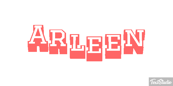 Arleen Text effect
