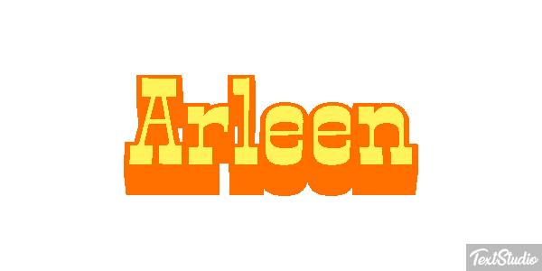 Arleen Text effect