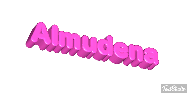 Almudena Efecto de texto