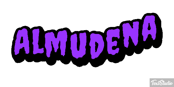 Almudena Efecto de texto