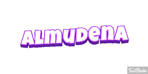 Almudena Efecto de texto