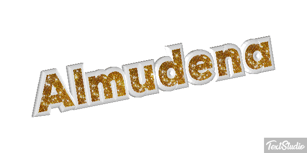 Almudena Efecto de texto