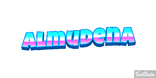 Almudena Efecto de texto