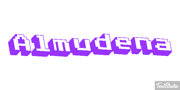 Almudena Efecto de texto