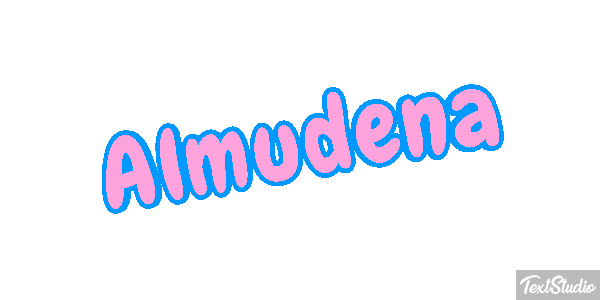 Almudena Efecto de texto
