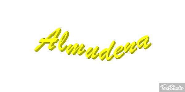 Almudena Efecto de texto