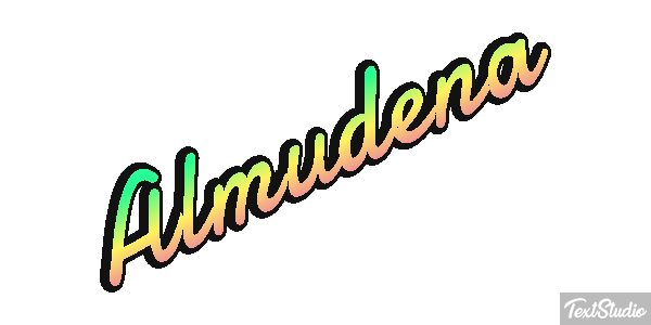 Almudena Efecto de texto