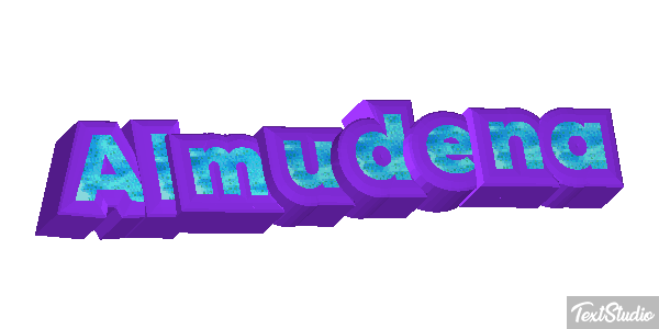 Almudena Efecto de texto