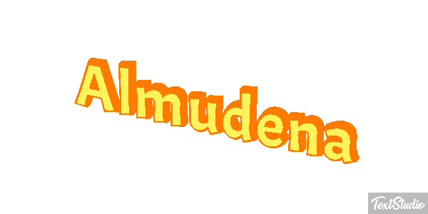 Almudena Efecto de texto