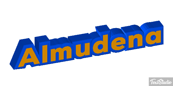 Almudena Efecto de texto