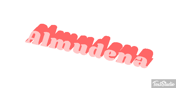 Almudena Efecto de texto