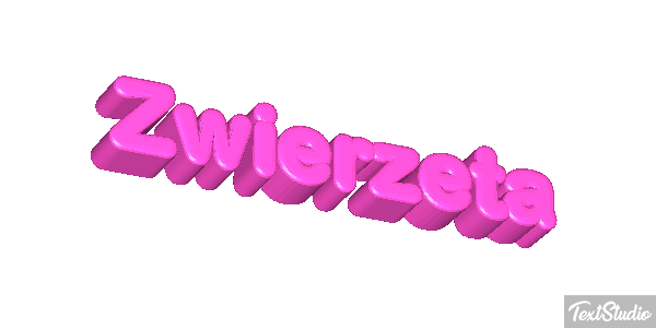 Zwierzęta Efekt tekstowy
