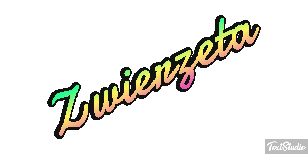 Zwierzęta Efekt tekstowy