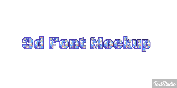 3d Font Mockup Texteffekt