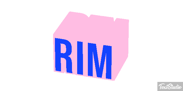 Rim Effetto testo