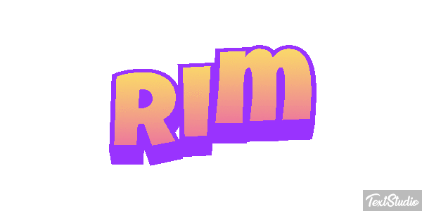 Rim Effetto testo