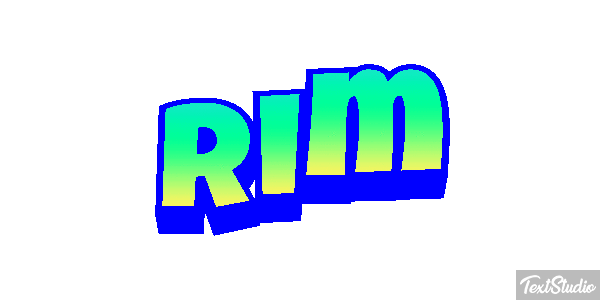 Rim Effetto testo