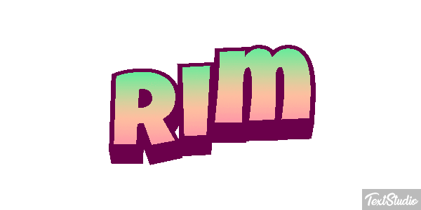 Rim Effetto testo
