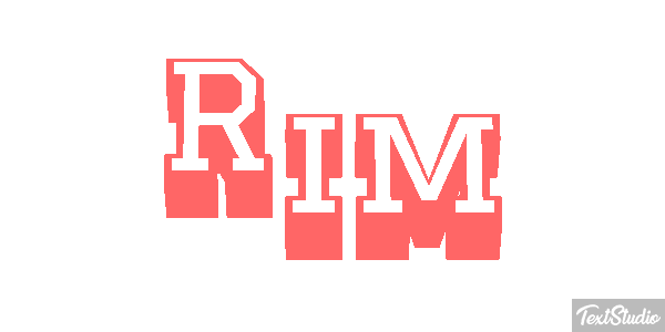 Rim Effetto testo