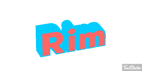 Rim Effetto testo