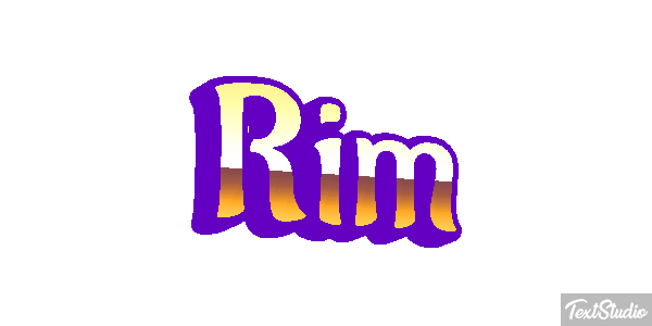 Rim Effetto testo