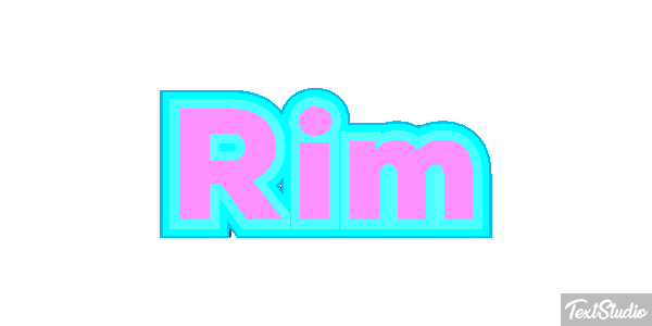Rim Effetto testo