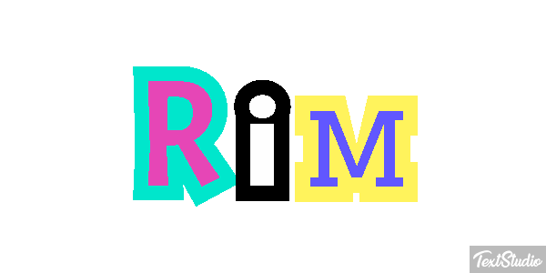 Rim Effetto testo