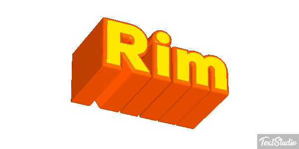 Rim Effetto testo