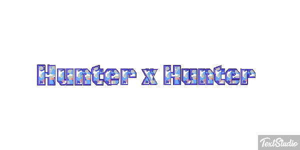 Hunter x Hunter Efekt tekstowy