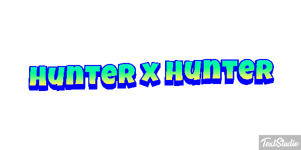 Hunter x Hunter Efekt tekstowy