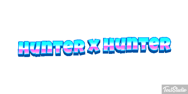 Hunter x Hunter Efekt tekstowy