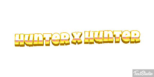 Hunter x Hunter Efekt tekstowy