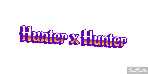 Hunter x Hunter Efekt tekstowy