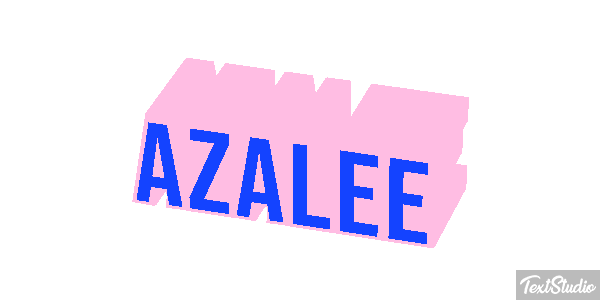 Azalee Tekst effect