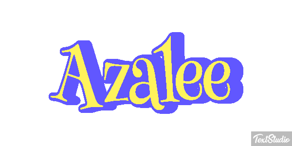 Azalee Tekst effect