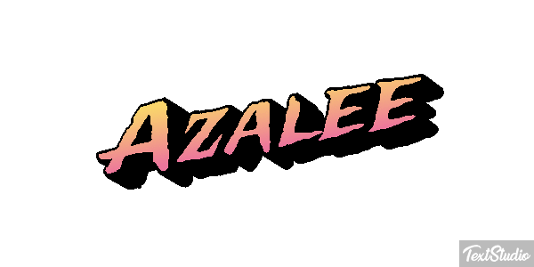 Azalee Tekst effect