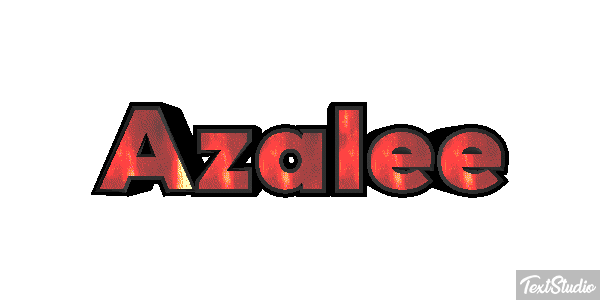 Azalee Tekst effect
