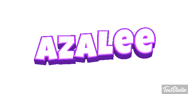 Azalee Tekst effect