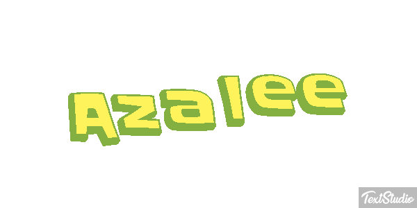 Azalee Tekst effect