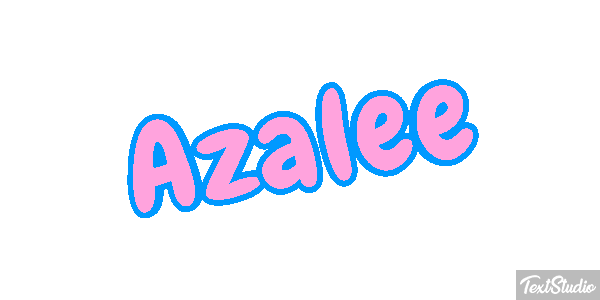 Azalee Tekst effect