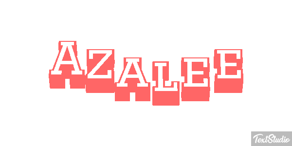 Azalee Tekst effect