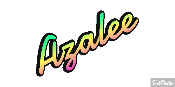 Azalee Tekst effect
