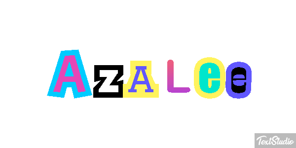 Azalee Tekst effect