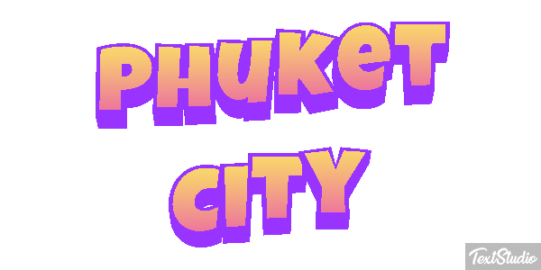 Phuket City Efecto de texto
