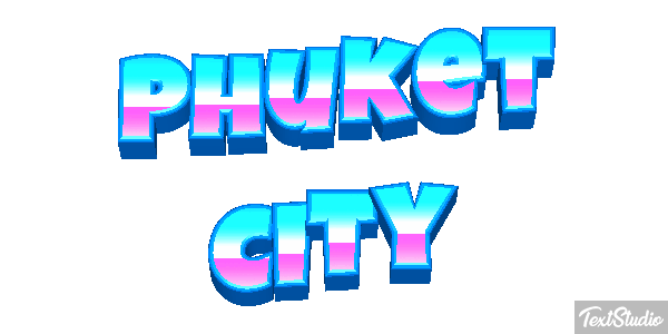 Phuket City Efecto de texto