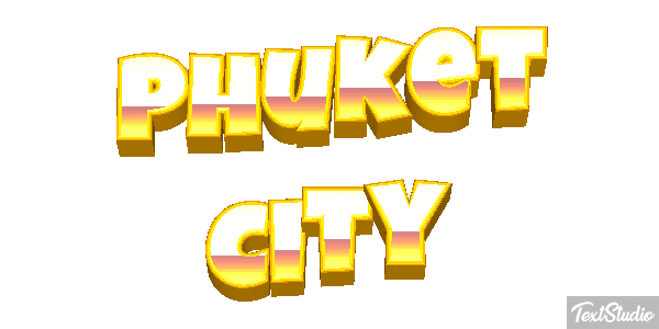 Phuket City Efecto de texto