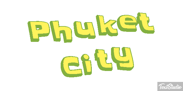 Phuket City Efecto de texto