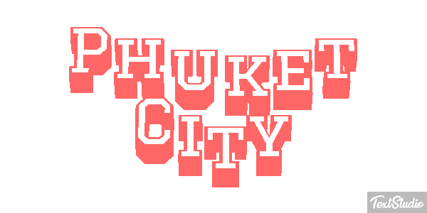 Phuket City Efecto de texto