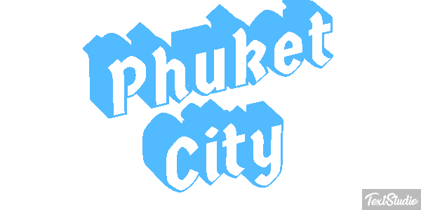 Phuket City Efecto de texto