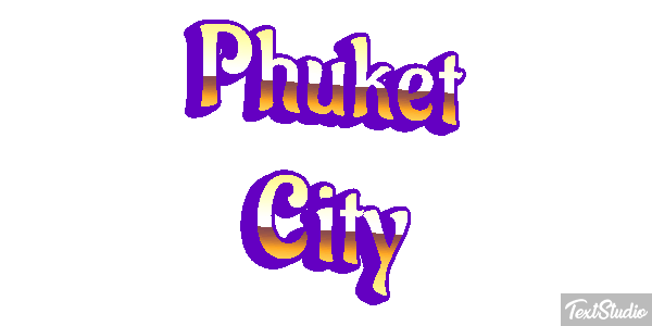 Phuket City Efecto de texto